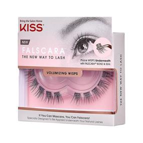 img 1 attached to KISS Falscara DIY Eyelash Extensions: Volumizing Featherlight Synthetic Wisps - Pack of 10 Reusable Mini Lash Clusters for Authentic Extension Look