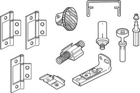 img 1 attached to Efficient Bi-Fold Closet Track Kit, 36-Inch by Prime-Line Products 161794