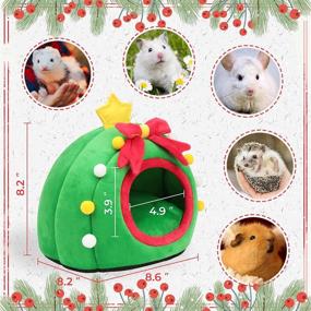 img 3 attached to YUEPET Christmas Washable Accessories Chinchilla