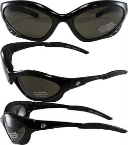 img 1 attached to Birdz Eyewear Riding Sunglasses Black