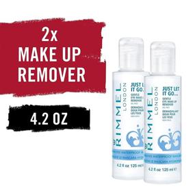 img 3 attached to 💧 Rimmel Just Let It Go Eye Make Up Remover, 4.2 Fl Oz (Pack of 2): The Ultimate Solution for Effortless Makeup Removal