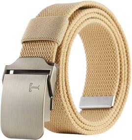 img 4 attached to 👨 Tonywell Military Canvas Tactical Adjustable Men's Belts - Optimized Accessories