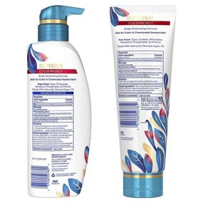 img 3 attached to Шампунь и кондиционер Head & Shoulders Supreme Color Protect от перхоти с маслом арганы и медом манука 11,8 унций - лучшее средство для ухода за волосами