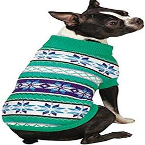 img 1 attached to Zack Zoey Chalet Sweater Medium Dogs and Apparel & Accessories