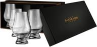 glencairn whisky glass set: premium 4-piece collection in elegant presentation box logo