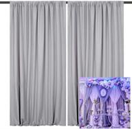 polyester background backdrop solid fabric indoor outdoor wall decoration panels curtain 10x10ft wedding graduation ceremony reception logo