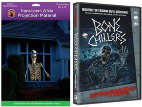 img 4 attached to 👻 Spook-tacular Halloween Experience: Kringle Bros AtmosFearFX Bone Chillers DVD with Reaper Brothers High Resolution Window Projection Screen
