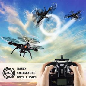 img 2 attached to 🚁 Cheerwing Syma X5SW-V3 Quadcopter RC Drone with WiFi FPV Camera - Ideal for Kids and Beginners, 2.4Ghz