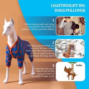 img 3 attached to 🦕 LovinPet Large Dog Clothes Post Surgery Dog Shirt - Lost World Dinosaurs Family Prints, UV Protection, Pet Anxiety Relief, Wound Care Large Dog Onesies