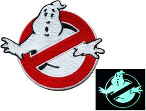 img 4 attached to 👻 Glow in the Dark Ghostbusters Patch: Embroidered Iron On Applique for DIY Costume Cosplay, Uniforms, and More - Featuring Iconic Logo, Perfect for Ghost-Killing Zombie-Busting Team