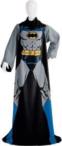img 2 attached to Batman Comfy Throw Blanket with Sleeves by DC Comics- Adult Size 48 x 71 Inches
