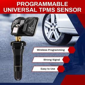 img 1 attached to 🔧 Autel MX-Sensor 2 в 1 TPMS - 315МГц + 433МГц | Клонируемые программируемые датчики с резиновыми клапанами