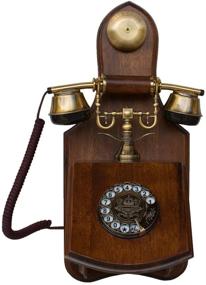 img 3 attached to Opis 1921 Cable Model D: The Old-Fashioned Wall-Mounted Wooden Telephone With Metal Parts