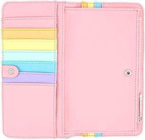 img 2 attached to 🌈 Loungefly x Disney Mickey Mouse Rainbow Pastel Flap Wallet