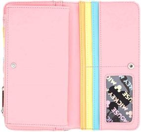 img 3 attached to 🌈 Loungefly x Disney Mickey Mouse Rainbow Pastel Flap Wallet