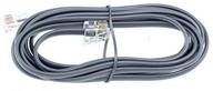 rj11 6p4c modular telephone extension cable phone cord line wire (7 feet logo