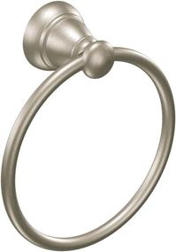 img 4 attached to 🔵 Moen Banbury Towel Ring in Brushed Nickel Finish, Y2686BN