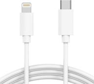 🔌 talk works heavy duty 3ft usb c to lightning cable - pd fast charging power delivery - mfi certified for apple iphone 13 charger logo