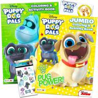 puppy dog pals coloring activity logo