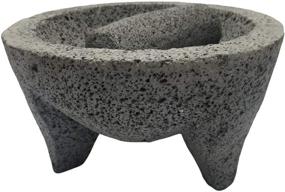 img 3 attached to 🌶️ TLP Molcajete 8.5" – Authentic Handmade Mexican Mortar and Pestle