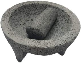 img 4 attached to 🌶️ TLP Molcajete 8.5" – Authentic Handmade Mexican Mortar and Pestle