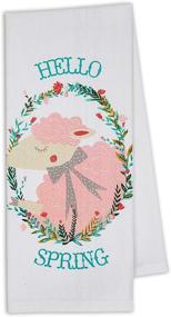 img 2 attached to 🐇 DII Easter Basics Collection Kitchen Dishtowels, Happy Garden 3-Piece Set