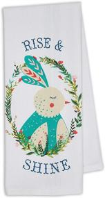img 3 attached to 🐇 DII Easter Basics Collection Kitchen Dishtowels, Happy Garden 3-Piece Set