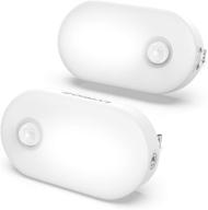 🔌 lyridz motion sensor night light plug in - super bright led nightlight with stepless adjustable brightness for bedroom, kitchen, stairs, hallway - 2 pack логотип