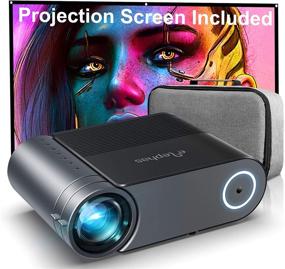img 4 attached to 🎥 Мини-проектор с нативным 720P от ELEPHAS с экраном проектора 100 дюймов - поддерживает 1080P HD, портативный LED-проектор для просмотра фильмов, совместимый с HDMI VGA AV USB Micro SD, черный - множественные способы