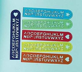img 4 attached to Amscan Alphabet Rulers: 12-Pack Party Favors for Fun and Learning