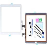📱 premium white touch screen digitizer for ipad 9.7 (a1822, a1823) - front glass replacement + tool repair kits & adhesive logo