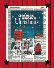 img 1 attached to Charlie Christmas Poster Snoopy Dictionary