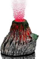 🌋 enhance your aquarium with uniclife led volcano ornament decoration & air bubbler stone kit (air pump not included) logo