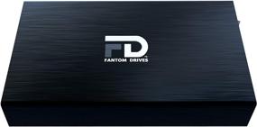 img 1 attached to 💾 Фантом Драйвс GFP4000EU3: Высокоскоростной внешний жесткий диск емкостью 4 ТБ для Mac, Windows, PS4 и Xbox - USB 3.2 Gen 1 & eSATA - 7200 об/мин, передача данных 5 Гбит/с - GForce 3 Алюминиевый, Черный.