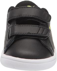 img 3 attached to 👟 PUMA Girls' Smash V2 Velcro Sneaker in Elderberry, Indigo, Silver, White - Size 2 M US Little Kid