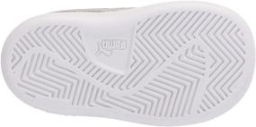 img 1 attached to 👟 PUMA Girls' Smash V2 Velcro Sneaker in Elderberry, Indigo, Silver, White - Size 2 M US Little Kid