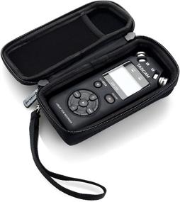 img 3 attached to Premium Hard CASE for TASCAM DR-05 / DR-05X (V2/V1) Portable Digital Recorder - Featuring Mesh Pocket for Accessories by Caseling