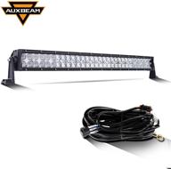 🚙 auxbeam 32" led light bar 180w: off road driving lights with 5d lens and wiring harness for car, truck, offroad vehicle, atv, utv, pickup logo