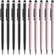 🖊️ anngrowy stylus pens: 2-in-1 universal ballpoint stylists for touch screens - ipad, iphone, laptops, tablets, kindle, samsung galaxy logo