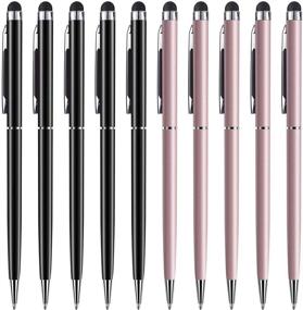 img 4 attached to 🖊️ Anngrowy Stylus Pens: 2-in-1 Universal Ballpoint Stylists for Touch Screens - iPad, iPhone, Laptops, Tablets, Kindle, Samsung Galaxy