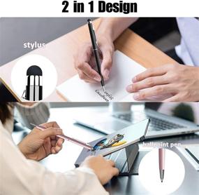 img 3 attached to 🖊️ Anngrowy Stylus Pens: 2-in-1 Universal Ballpoint Stylists for Touch Screens - iPad, iPhone, Laptops, Tablets, Kindle, Samsung Galaxy