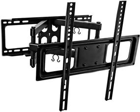 img 4 attached to 📺 Mount-It! Full Motion TV Wall Mount: Dual Arm Articulating Bracket for 32-55 Inch TVs, Low Profile Design with Tilt, Swivel, and VESA Compatibility up to 400 x 400mm