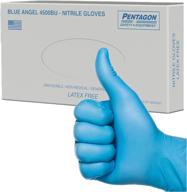 🧤 heavy duty industrial nitrile disposable gloves логотип