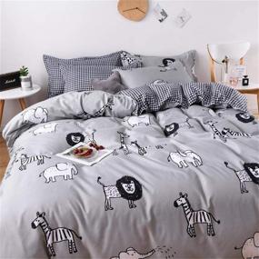 img 3 attached to 🐘 DIADIR Elephant Kids' Comforter Pillowcase: Perfect Addition for a Cozy Kids' Home Store