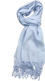 img 3 attached to 🧣 Achillea Large Silky Pashmina: Stunning Women's Accessories in a Variety of Colors - Scarves & Wraps