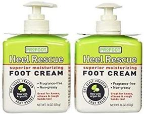 img 1 attached to 🦶 Крем для ног Profoot Care Heel Rescue с усиленным увлажнением, 16 унций (2 упаковки) от Profoot+