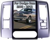 zwnav android tesla стильное радио для dodge ram 1500 2500 3500 2008-2012 автомобильное стерео авторадио 2 din gps навигация мультимедийный плеер dsp беспроводной carplay головное устройство (2008-2012) логотип