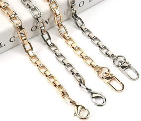 img 2 attached to Upgrade Your Handbag with Xiazw Luxury Alloy Clutch Purse Strap: Stylish Crossbody Bag Chain Replacement