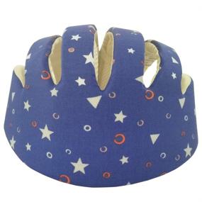 img 3 attached to 👶 Регулируемый детский шлем для безопасности младенцев - голубой защитник для ползания, ходьбы и игр | Улучшенные условия для младенцев, детей | Защитная кепка с звездным голубым дизайном