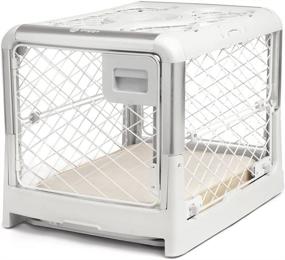 img 3 attached to 🐶 Diggs Revol Dog Crate: The Ultimate Collapsible, Portable, and Travel-Friendly Dog Kennel for Small and Medium Dogs and Puppies